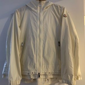 Moncler light jacket rombou giubbotto white sz 2